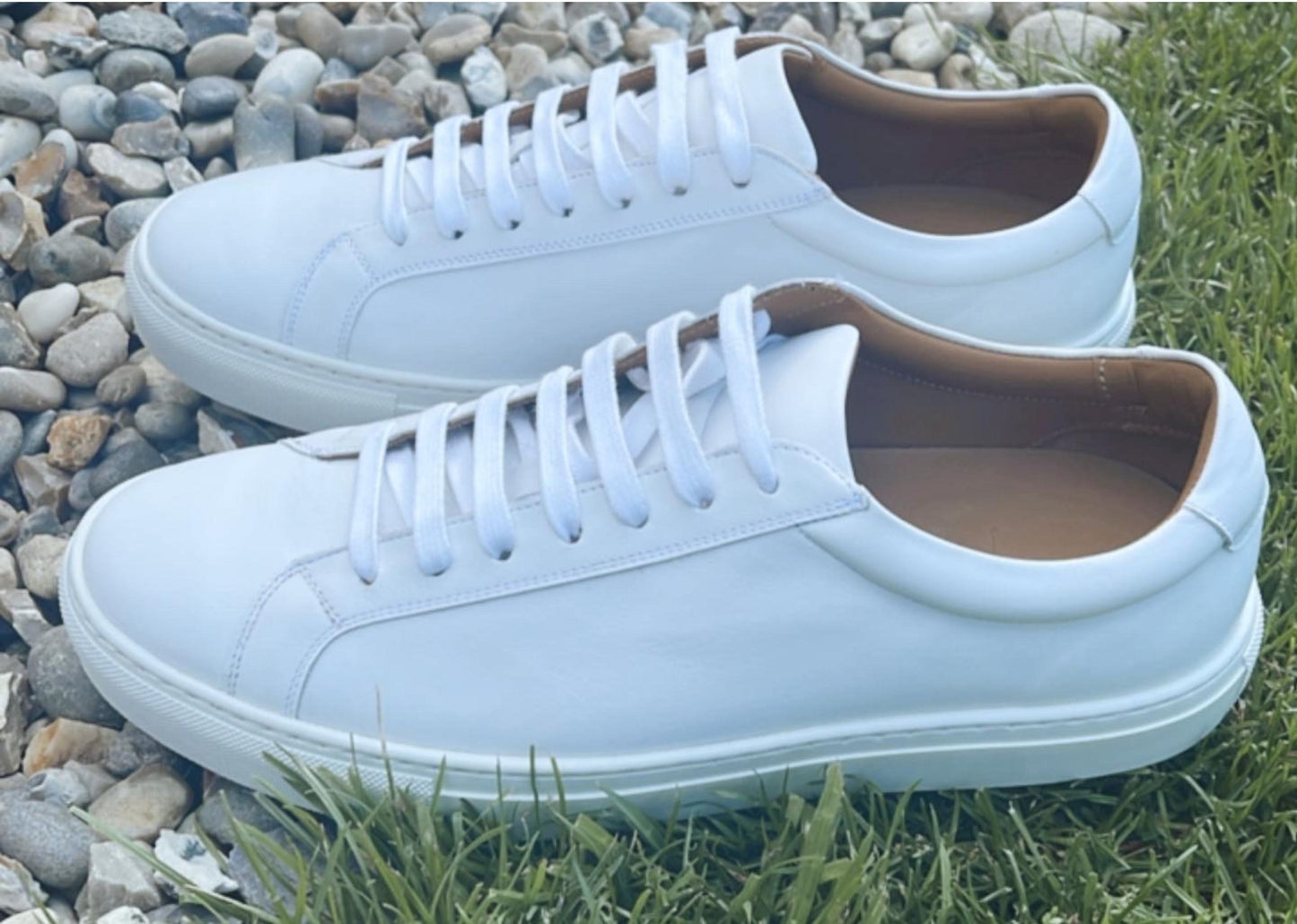 White Nappa Sneakers