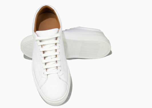 White Nappa Sneakers