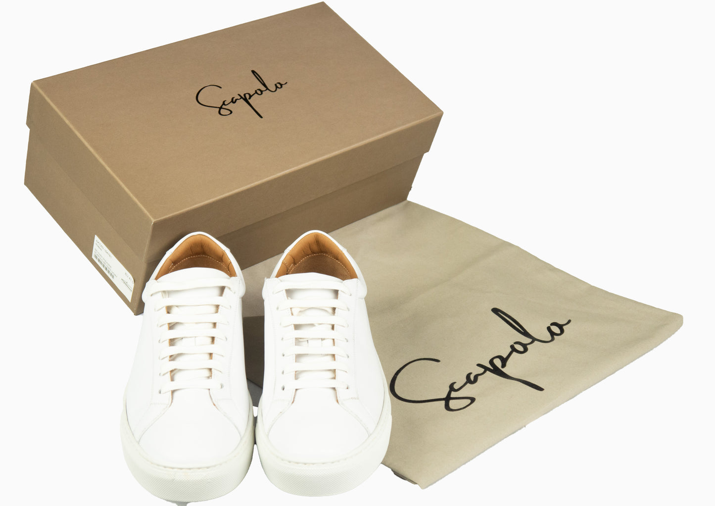 White Nappa Sneakers